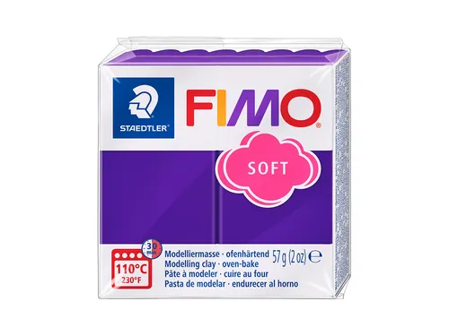 Boetseerklei Fimo soft 57 gram pruim