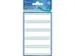 Étiquettes de congélation Z-design 76x22mm 25 et. blanc/bleu