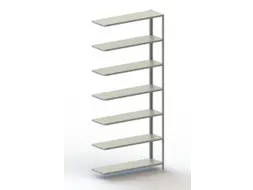 magazijnstelling,aanbouwveld,HxBxD 2200x1002x304mm,vaklast 80kg