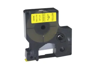 Labeltape Dymo 40918 D1 Compatible 9mmx7m Zwart Op Geel - 1
