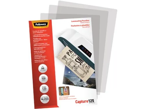 Fellowes Lamineerhoes Capture A4 250 Micron glanzend