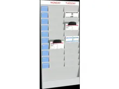 kantoorplanner,basismodule,20vakken,HxBxD 1263x580x46mm