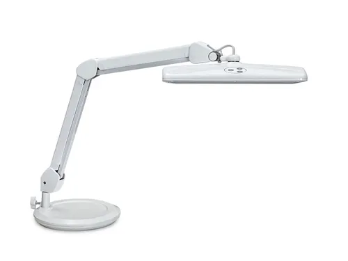 Werkpleklamp MAUL Intro LED dimbaar op voet wit