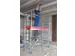 échafaudage pliable,H de travail 3,7m,échafaudage H 2,8m