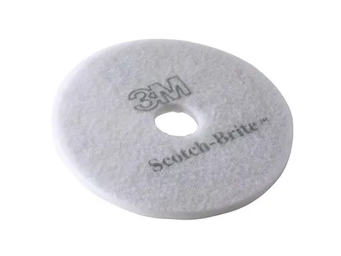 3M Scotch-Brite vloerpad 17inch 432 mm Wit doos 5 stuks