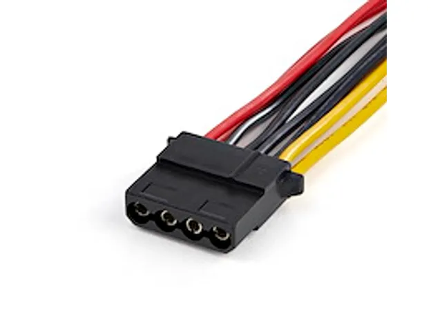SATA naar LP4 Voedingskabel Adapter 4 Pin LP4 Molex(F)-Dual SATA(M)