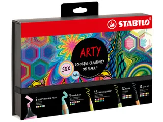 Creative set Stabilo 77/6 Arty colorful creative pastel mix 50 stuks - 2