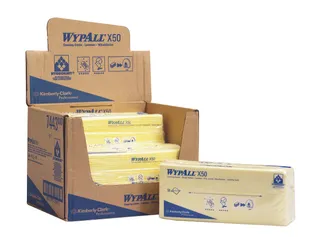 WypAll 7433 sopdoek X50 Hydroknit 1-laags geel 41,6x24,5cm - 1