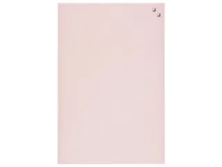 Glasmagneetbord Naga 40x60cm poeder roze - 1