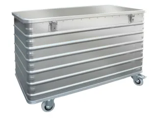 Bakwagens Aluminium Deksel 250kg Hxlxb 870x1280x680mm 560l - 1