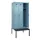locker met bank,HxBxD 2120x900x815mm,3vak,vak B 300mm,draaigrendel