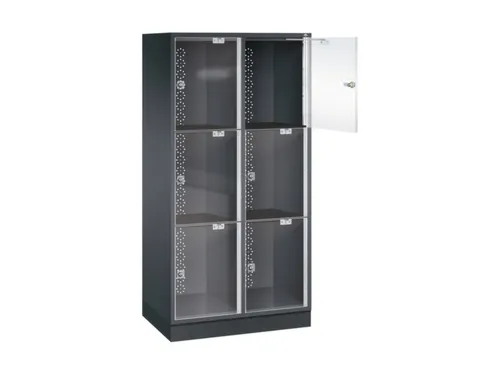 grootvolume-lockersysteem,HxBxD 1750x820x500mm,2x3vakken,cil.-slot