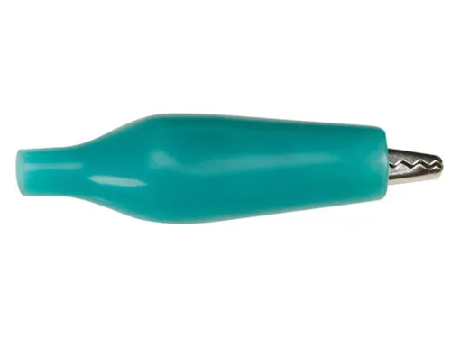 Geisoleerde Krokodillenklem 27mm - Groen
