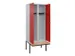 locker voor scheiding van kleding,HxBxD 2120x800x815mm,2vak
