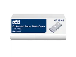 Tork 474601 Damastpapier Tafelrol Universal 1-laags wit