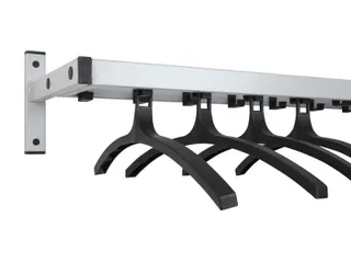 Wandgarderobe Kapstok 19 Haken Safe Grijs - 2