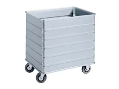 aluminium bakwagen,laadvl. LxB 700x560mm,230l,HxLxB 760x740x600mm