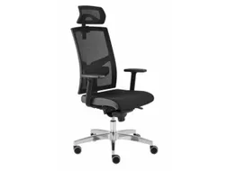 Bureaustoel Premium met rugleuning met netbekleding