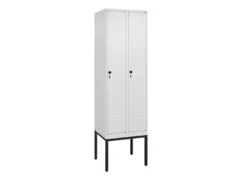 locker,HxBxD 2120x600x500mm,2vak,vak B 300mm,draaigrendel
