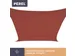 Zonnezeil Vierkant 3.6x3.6m Terracotta