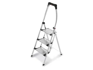 vouwtrapje bordes H 740mm 3treden aluminium - 1