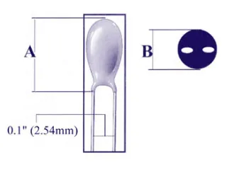 Tantaalcondensator 2.2µF / 25V - 3