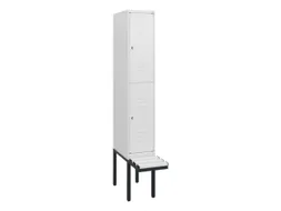 Dubbeldekse dekenkist,HxBxD 1950x300x815mm,1x2vak.,vak B 300mm