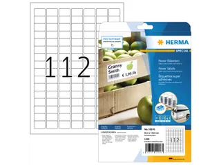 HERMA 10916 Power Etiketten A4 25,4x16,9mm Wit 2800 stuks - 1