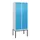 Z-garderobekast,HxBxD 2120x800x500mm,vak B 200/400mm,cil.-slot
