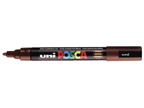 Verfstift Posca PC5M Medium Punt 1,8-2,5mm Bruin