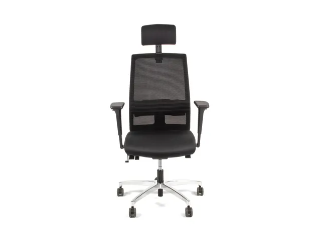 Bureaustoel EN1335 Linea Omnia 01/PT zwart/zwart met 3D armleuning