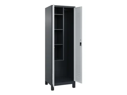schoonmaakkast,HxBxD 1950x600x500mm,links 4vakken