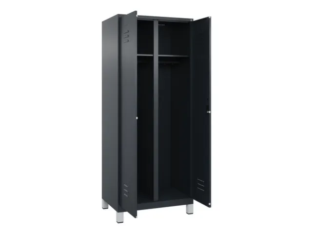 locker voor scheiding van kleding,HxBxD 1850x800x500mm,2vak