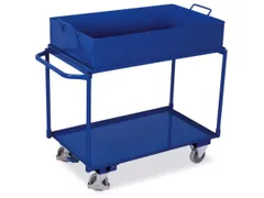 Tafelwagen 250kg 1000x600mm 2 Etages Opvangbak 120l Staalplaat