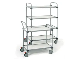 ESD-etagewagen,ESD,draagverm. 150kg,2xstaalplaat,laadvl. LxB 800x430mm - 5