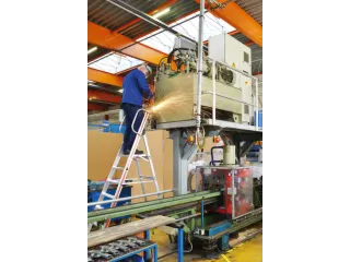 platformladder,bordes HxBxD 1650x440x400mm,7treden,aluminium - 3