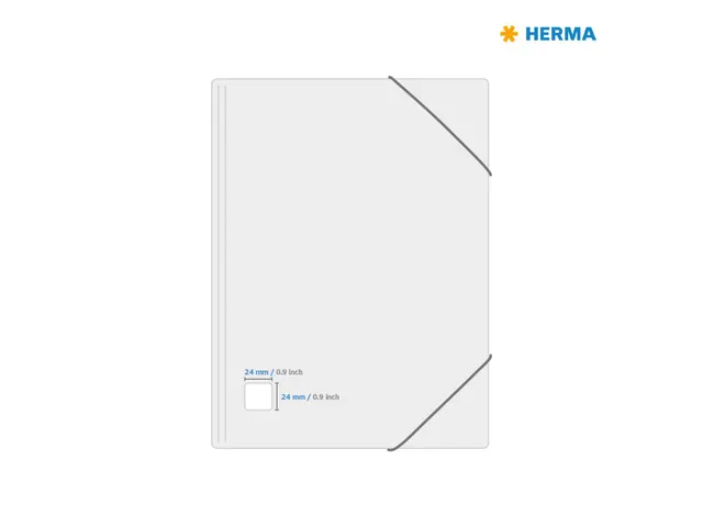HERMA 10105 Verwijderbare etiketten A4 24x24mm Wit 1750 stuks