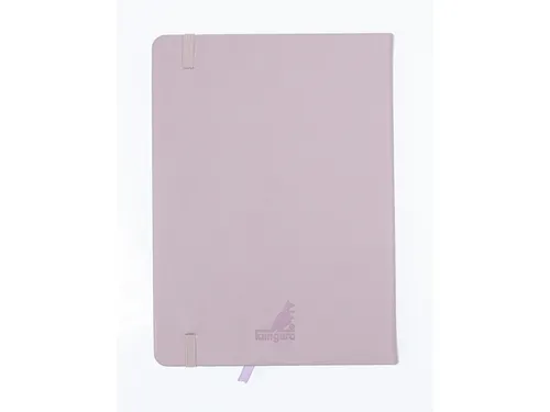 Schetsboek Kangaro A5 violet PU HC 80 blad 140gr roomwit met elastiek