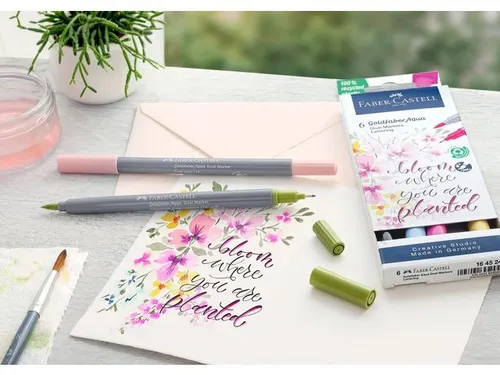 Duo aquarelmarker Goldfaber 114 bleek roze