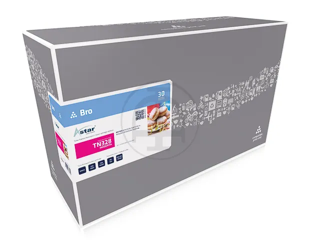 AS12328 Astar Brother TN328M HL toner magenta rebuilt 6000pagina's