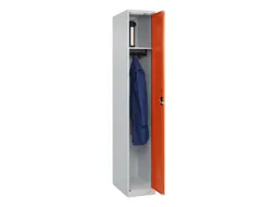 locker,HxBxD 1850x300x500mm,1vak,vak B 300mm,cil.-slot,staand op vloer