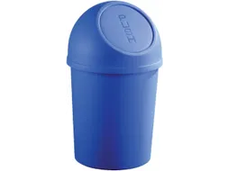 afvalbak,13l,HxØ 490x253mm,romp PP blauw,deksel PP blauw