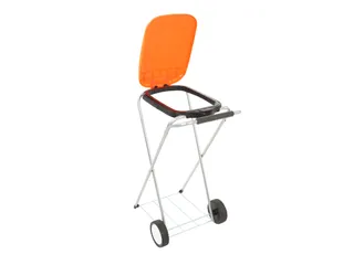 Afvalzakhouder Move & Up Oranje 120 Liter zakken Verrijdbaar - 3
