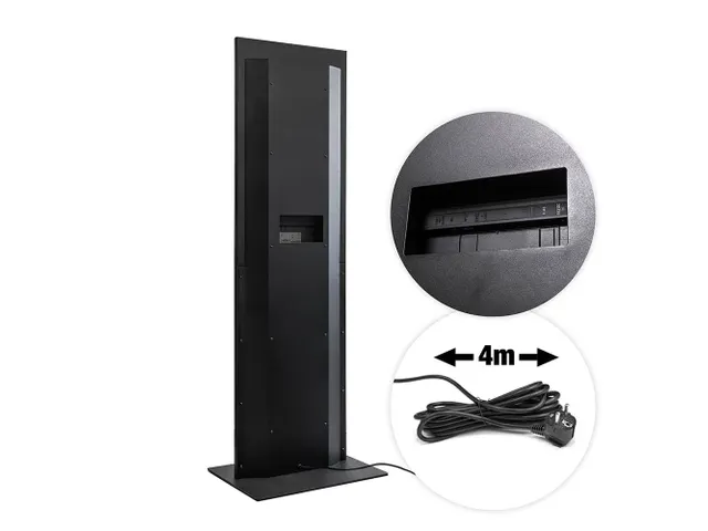 Digitale Totem Display StreamLine Zwart met 43 inch Samsung scherm