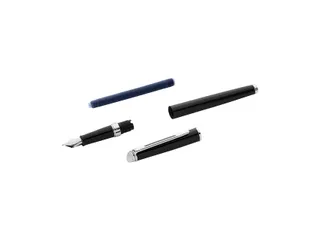 Vulpen Waterman Hémisphère Black lacquer CT Medium blauwe inkt - 6
