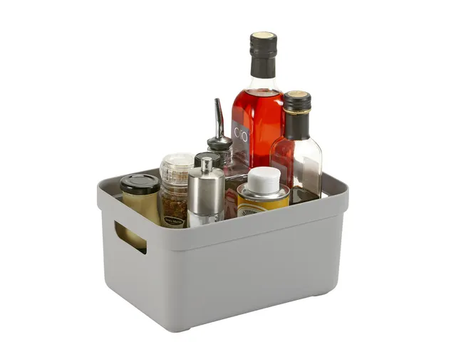 Sigma Home opbergbox 5L lichtgrijs - 25,2x17,5x12,2cm