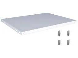 legbord,v. traversestelling,BxD 1000x800mm,vakl. 230kg,staal,RAL7035
