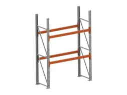 palletstelling,grondveld,HxBxD 2700x1825x800mm,2xtraversen