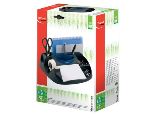Bureau Organizer Maped Essentials Green Zwart
