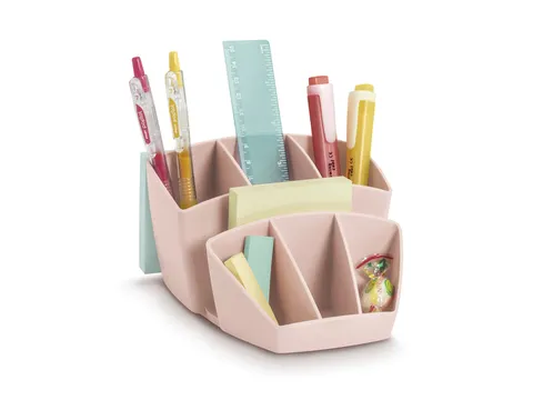 Pennenbak CEP Mineral 8-vaks plastic powder pink